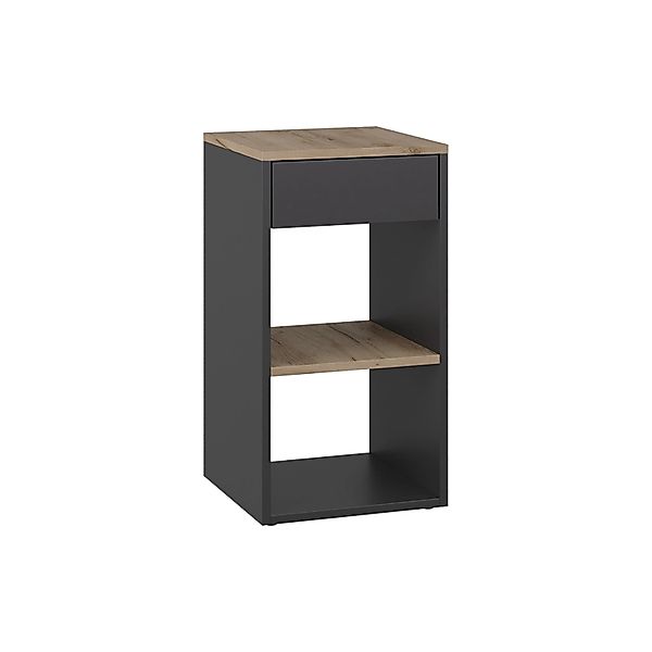 Vicco Nachttisch Dany Anthrazit 35 x 65 mit 1 Schublade Opt 2 günstig online kaufen
