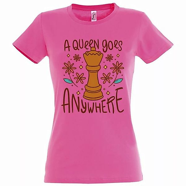 Youth Designz T-Shirt "A Queen Goes Anywhere" Damen Shirt mit trendigem Fro günstig online kaufen