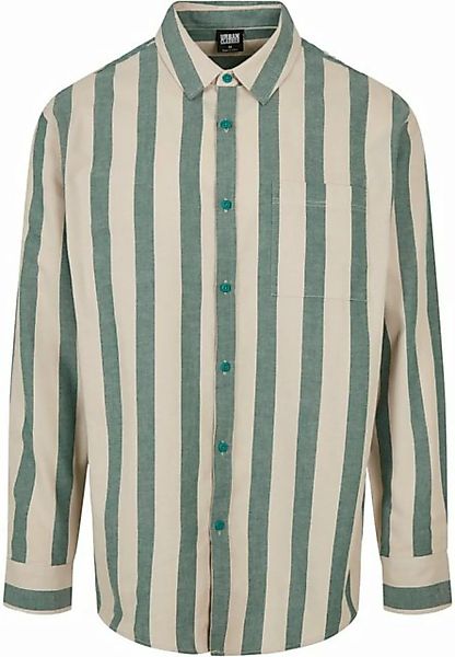 URBAN CLASSICS Langarmhemd Urban Classics Herren Striped Shirt (1-tlg) günstig online kaufen