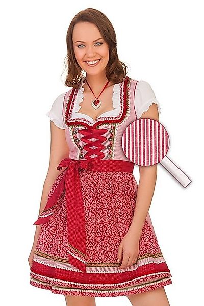 Krüger Madl Dirndl Mini Dirndl 2tlg. - MARGRET - rot günstig online kaufen