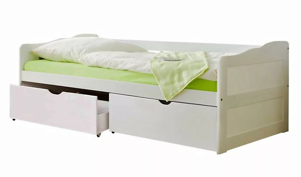 TICAA Sofabett Funktionsbett Gästebett Melanie Kiefer Weiß weiß Gr. 90 x 20 günstig online kaufen