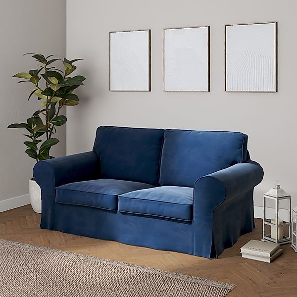 Bezug für Ektorp 2-Sitzer Schlafsofa ALTES Modell, dunkelblau, Sofabezug Ek günstig online kaufen