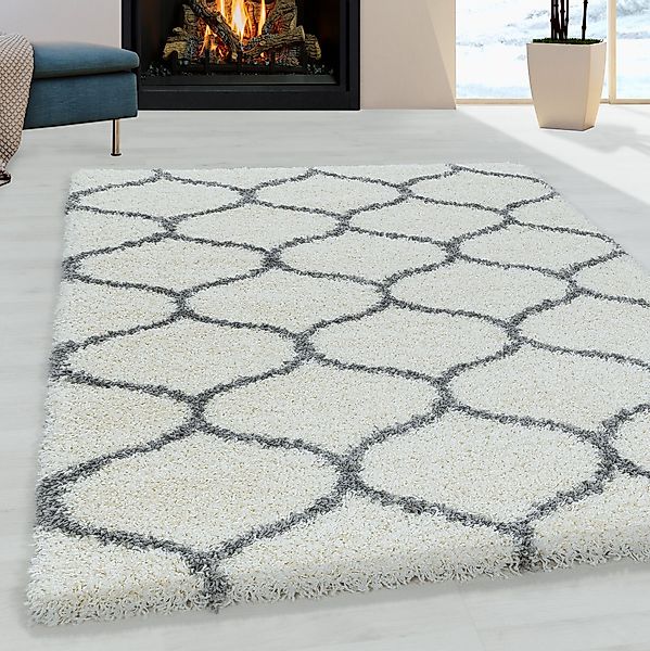 Ayyildiz Teppiche Hochflor-Teppich »SALSA 3201«, rechteckig, 50 mm Höhe, au günstig online kaufen