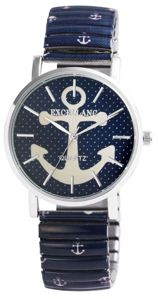 Excellanc Quarzuhr 1700060 Edelstahlzugband, D 36 günstig online kaufen