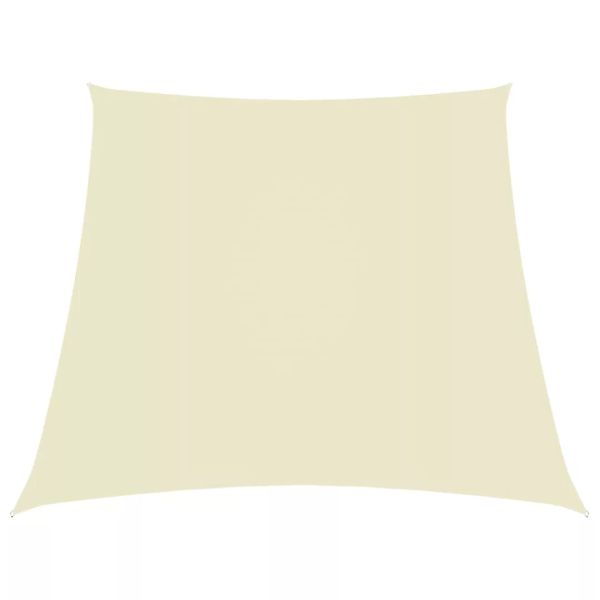 Sonnensegel Oxford-gewebe Trapezförmig 4/5x3 M Creme günstig online kaufen