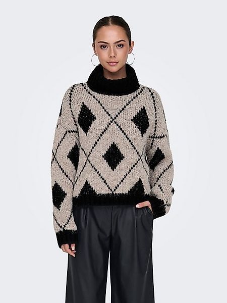 JACQUELINE de YONG Strickpullover Strickpullover Rollkragen Langarm Tiefe S günstig online kaufen