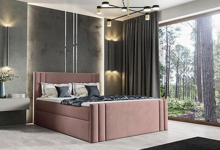 JVmoebel Bett, Bett Schlafzimmer Betten Polster Design Doppel Hotel Luxus 1 günstig online kaufen