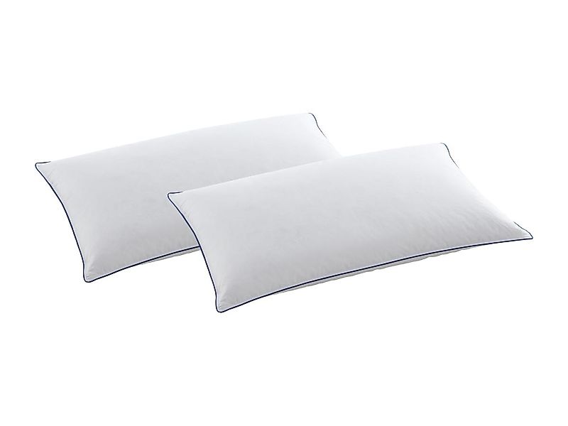 Weiche Anti-Milben-Kopfkissen 2er-Set - 50 x 70 cm - Satinbezug 120 Fäden/c günstig online kaufen