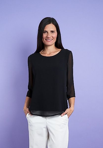 Seidel Moden Chiffonbluse in eleganter 2 in 1 Optik - MADE IN GERMANY günstig online kaufen