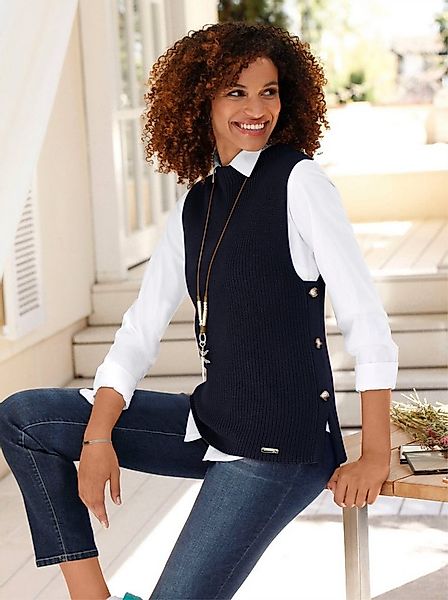 Witt Pullunder Pullunder Ärmellos Rippoptik günstig online kaufen