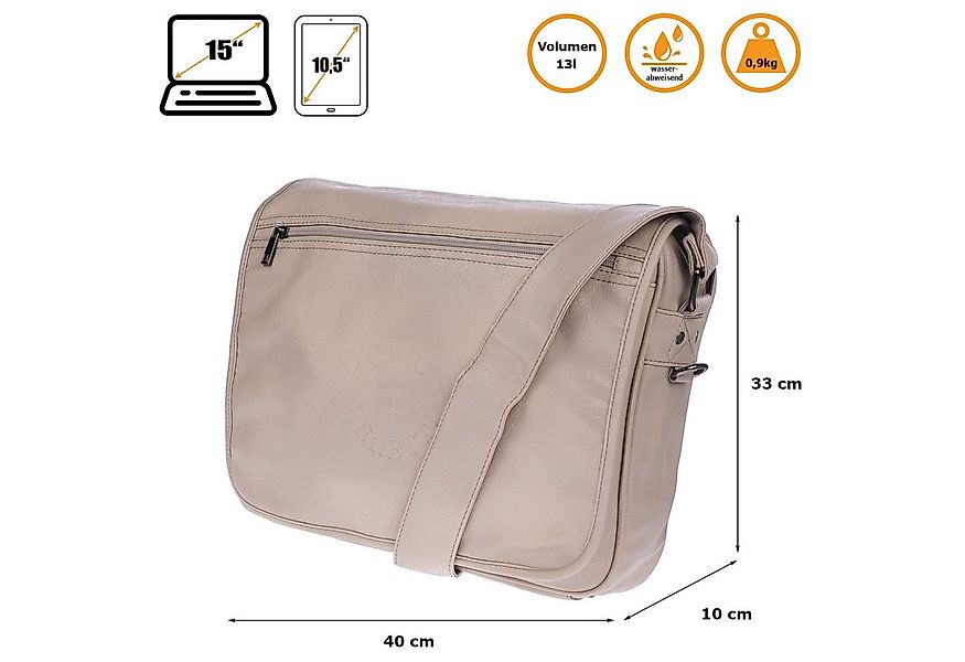 Christian Wippermann Umhängetasche XXL Notebooktasche Laptoptasche Flugbegl günstig online kaufen