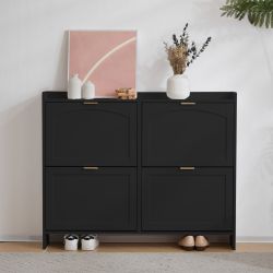 Merax Schuhschrank mit 4 Klappenfächern und günstig online kaufen