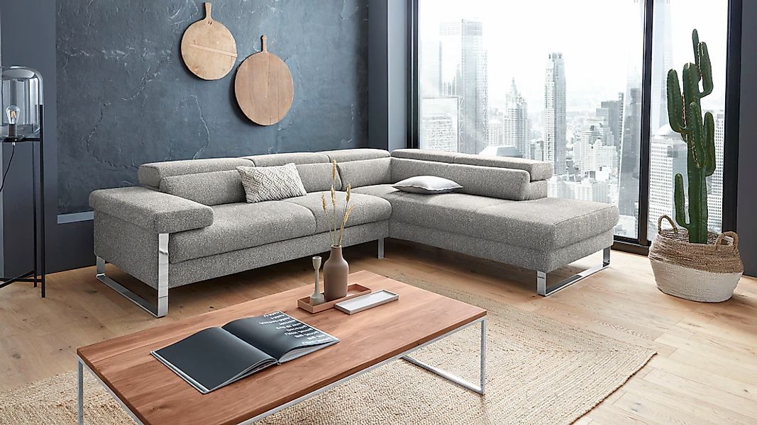 W.SCHILLIG Ecksofa "finn, toller Sitzkomfort, L-Form, hochwertige Verarbeit günstig online kaufen