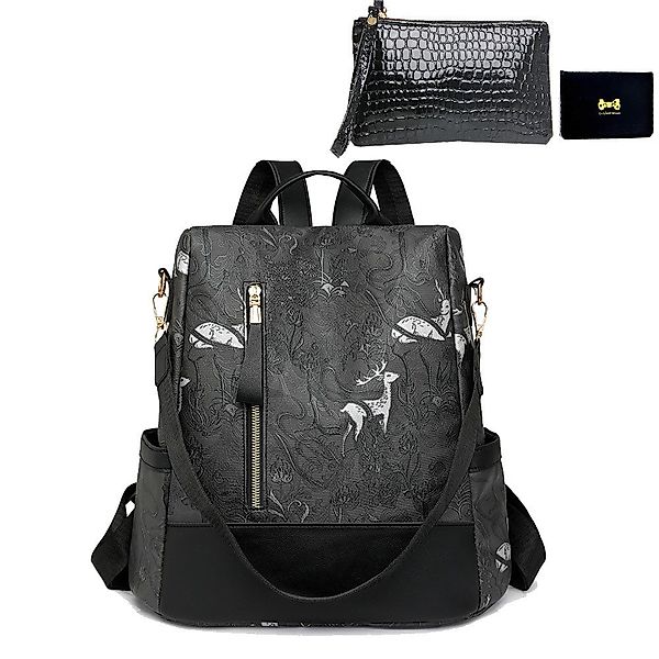 RWEUOQ Cityrucksack Damenrucksack mit Anti-Diebstahl-Design wasserabweisend günstig online kaufen
