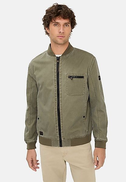 camel active Blouson Blouson mit Bomberkragen aus Ribstop Langarm Markenlog günstig online kaufen