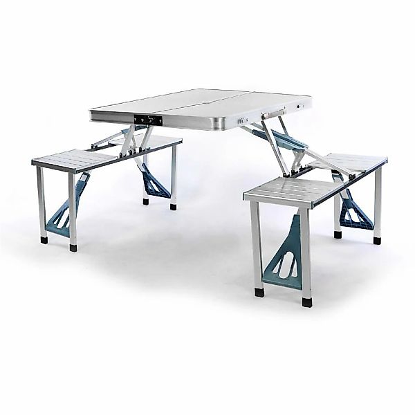 VCM Garten-Essgruppe "Faltbare Alu-Sitzgruppe für 4 Personen" günstig online kaufen