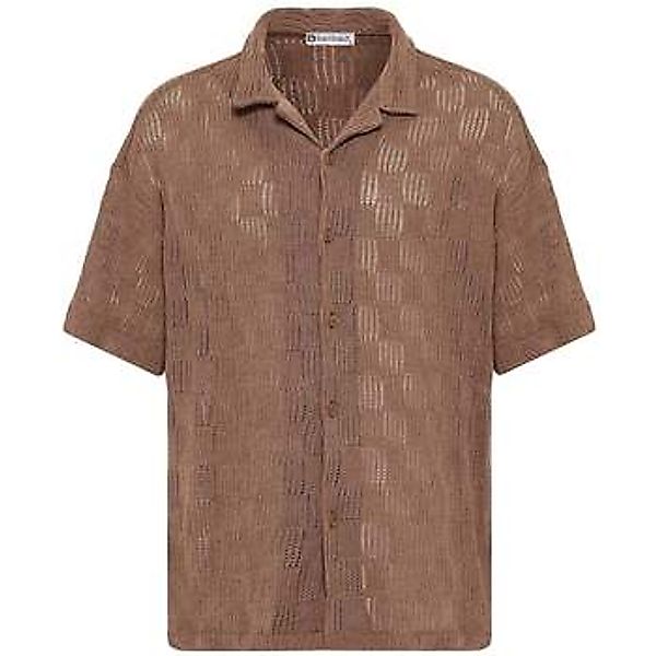 Dandalo  Hemdbluse Erik Oversize Lapel Collar Short Sleeve Shirt günstig online kaufen