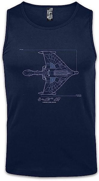 Urban Backwoods Tanktop D'Deridex Class Blueprint Ärmelloses T-Shirt Sci-Fi günstig online kaufen