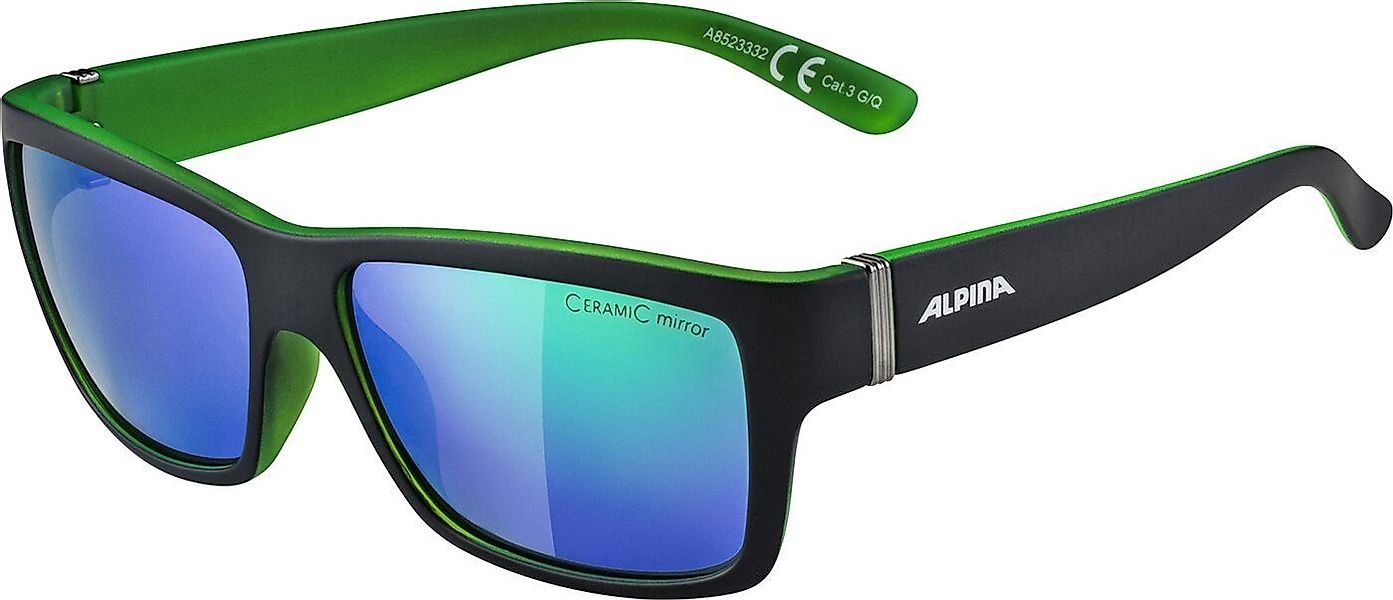Alpina Sports Sonnenbrille KACEY BLACK-GREEN MATT günstig online kaufen