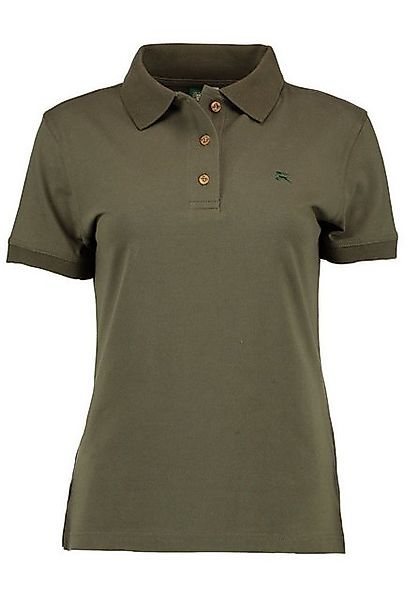 OS-Trachten Poloshirt Laukas Kurzarm Shirt mit Hirsch-Stickerei auf der lin günstig online kaufen