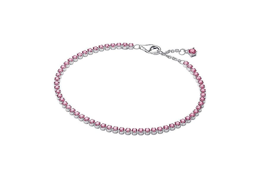 Pandora Tennisarmband Tennisfür Silber mit Zirkonia Pink günstig online kaufen