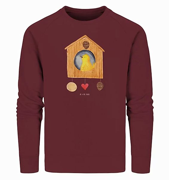 Mr. & Mrs. Panda Longpullover Vogel Haus Größe L - Burgundy - Geschenk, Pul günstig online kaufen