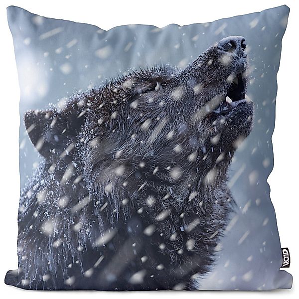 VOID Kissenbezug, (1 Stück), Wolf Wildtier günstig online kaufen