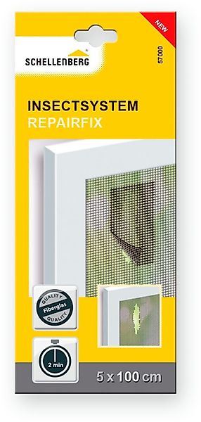 SCHELLENBERG Reparatur-Set Fiberglas-Pflaster für Insektenschutz Fliegengit günstig online kaufen