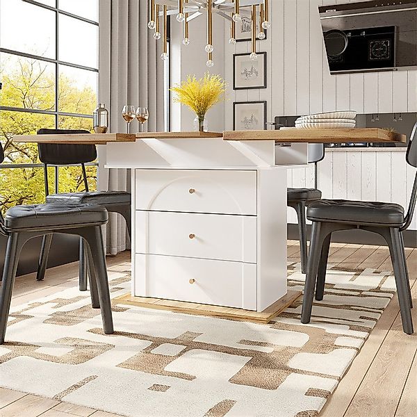 MODFU Esstisch Multifunktionaler Ausziehtisch (Ausziehbarer Teleskoptisch günstig online kaufen