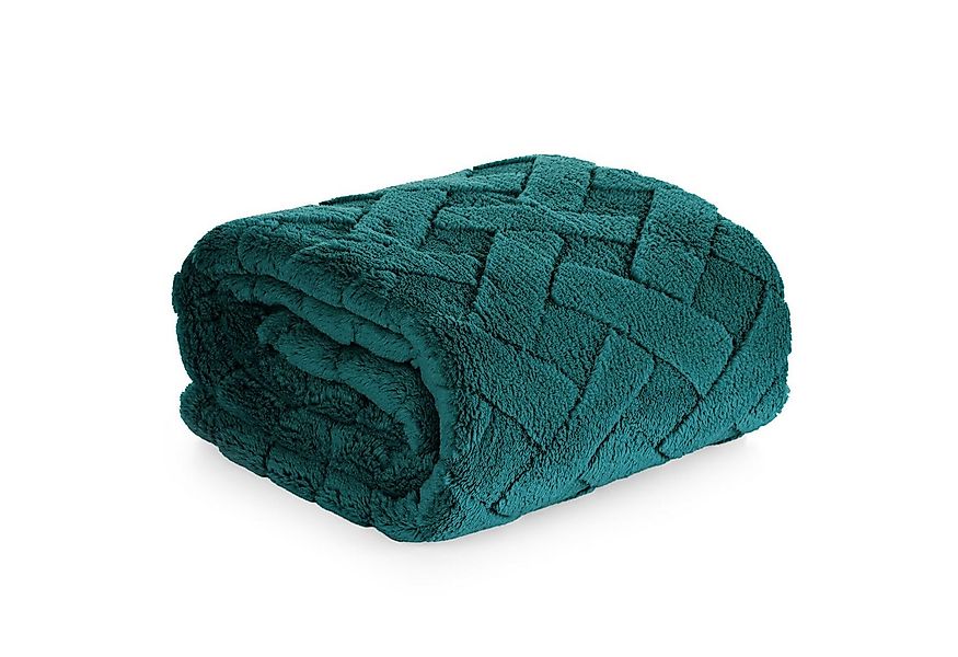 Wohndecke CARO, Design91, Karierte Kuscheldecke ideales Geschenk Weiche, wa günstig online kaufen