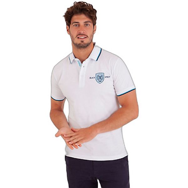 Camberabero  Poloshirt Polo col popeline imprimée avec broderies günstig online kaufen