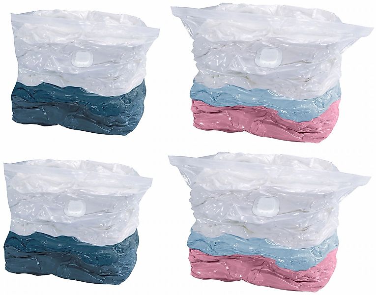 WENKO Vakuumierbeutel "Modell Cube" Vakuum Aufbewahrungsbeutel, 2 x Cube S günstig online kaufen