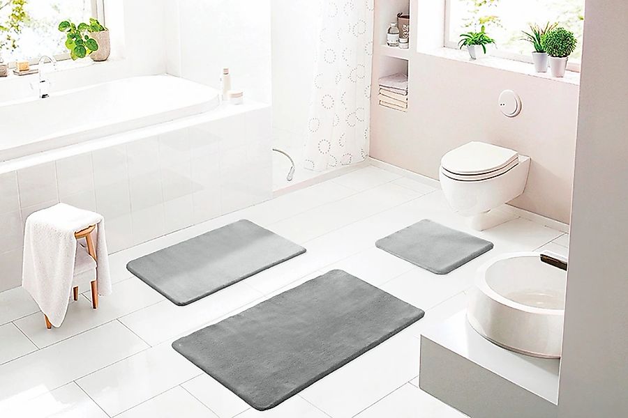 Batex Badematte "Lana" Höhe 27 mm rutschhemmend beschichtet fußbodenheizung günstig online kaufen