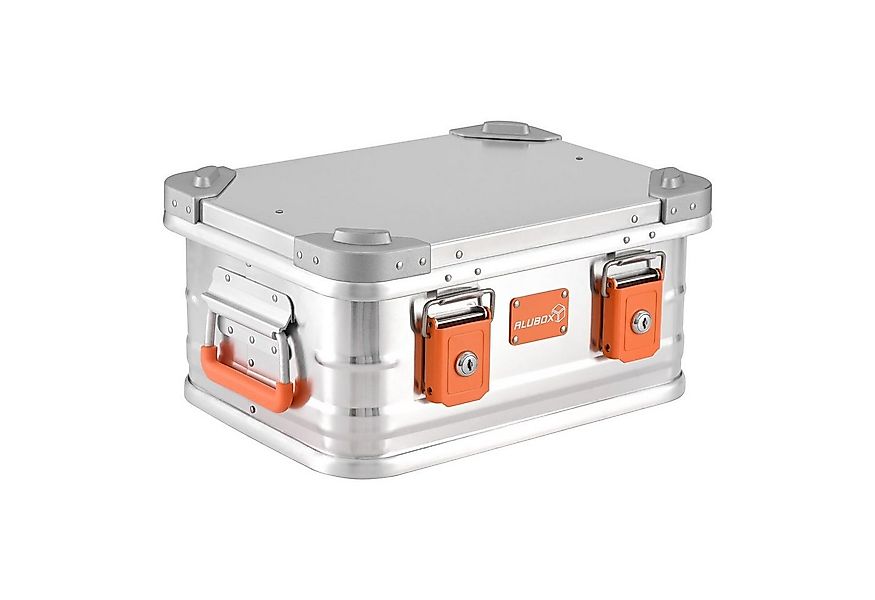 ALUBOX Aufbewahrungsbox mit Deckel und Stapelecken 1 mm Wandstärke (18 Lite günstig online kaufen