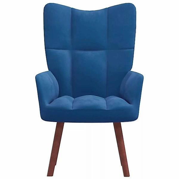 Relaxsessel Blau Samt günstig online kaufen