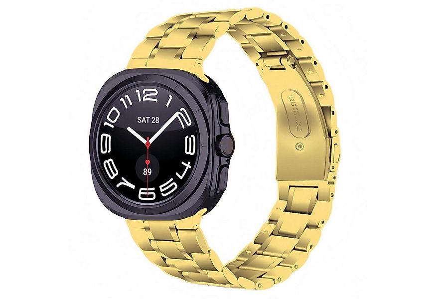 Wigento Smartwatch-Armband Für Samsung Galaxy Watch 8 / 8 Classic Bead Edel günstig online kaufen