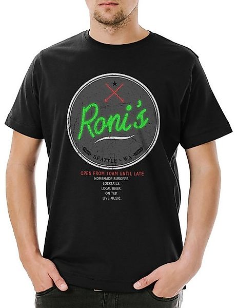 Urban Backwoods Print-Shirt Roni's Bar Herren T-Shirt Once Logo Upon Sign A günstig online kaufen