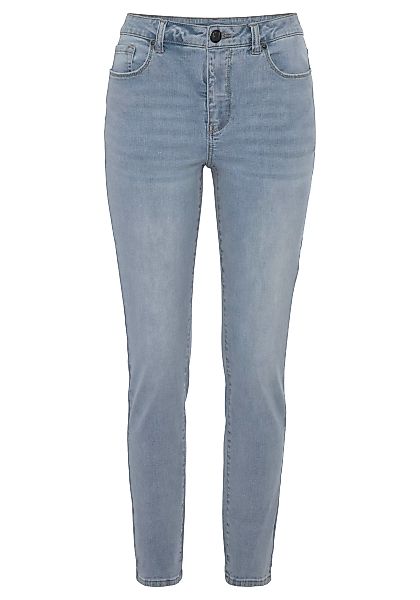 Elbsand Slim-fit-Jeans mit Logodruck, schmale Passform, softe Denimqualität günstig online kaufen