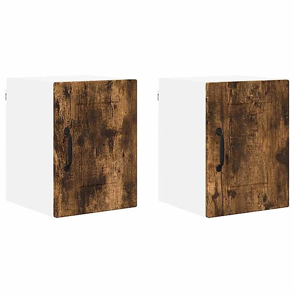 vidaXL Küchenwandschrank 2 Stk Geräucherte Eiche 30 x 31 x 40 cm 885216 günstig online kaufen