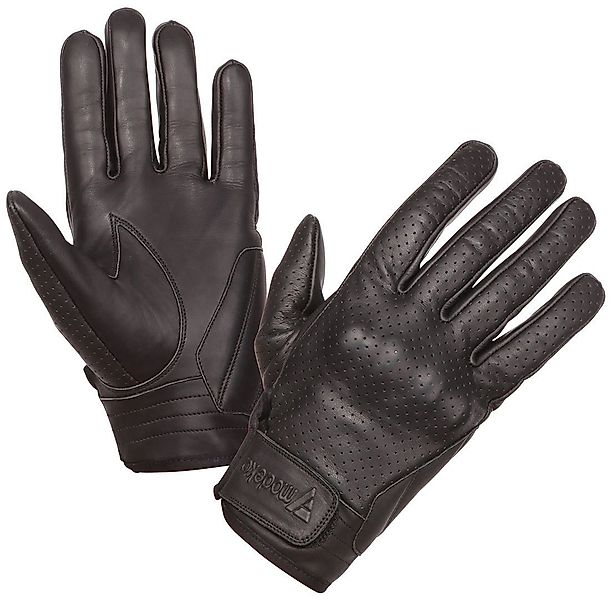 Modeka Motorradhandschuhe Modeka Hot Classic Lederhandschuhe schwarz mit Pr günstig online kaufen