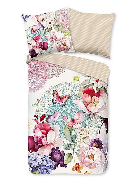 Traumschloss Bettwäsche Comfort Baumwolle, Flanell, 2 teilig, Schmetterling günstig online kaufen