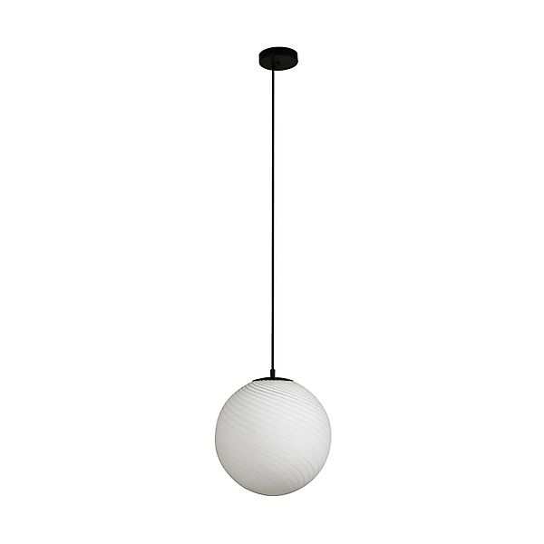 Lucande Pendelleuchte Kestralia 10020242 Modern in Weiß aus Glas 1-flammig günstig online kaufen