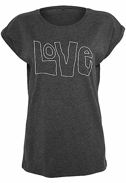 MisterTee T-Shirt "MisterTee Damen Ladies Love Tee" 1 Stk. tlg. günstig online kaufen