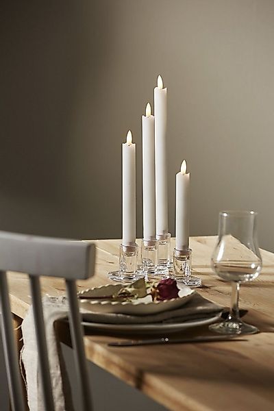 STAR TRADING LED Dekolicht LED-Kerzen 'Flamme' lang, 4er Set, versch. Größe günstig online kaufen