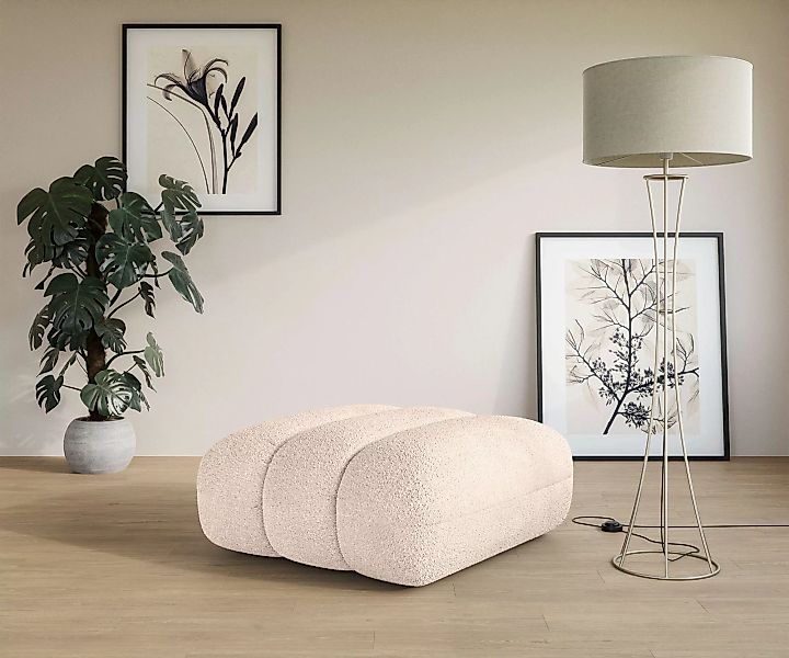 LeGer Home by Lena Gercke Polsterhocker "Priya Sitzhocker, moderne Steppung günstig online kaufen