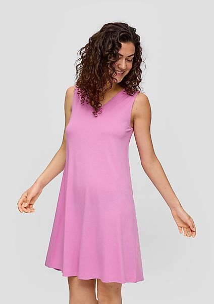 s.Oliver Minikleid Fließendes Kleid mit gekreuztem günstig online kaufen