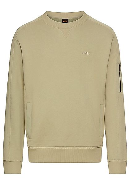 BOSS ORANGE Sweatshirt We mixed mit Ärmeltasche und Eingrifftaschen günstig online kaufen
