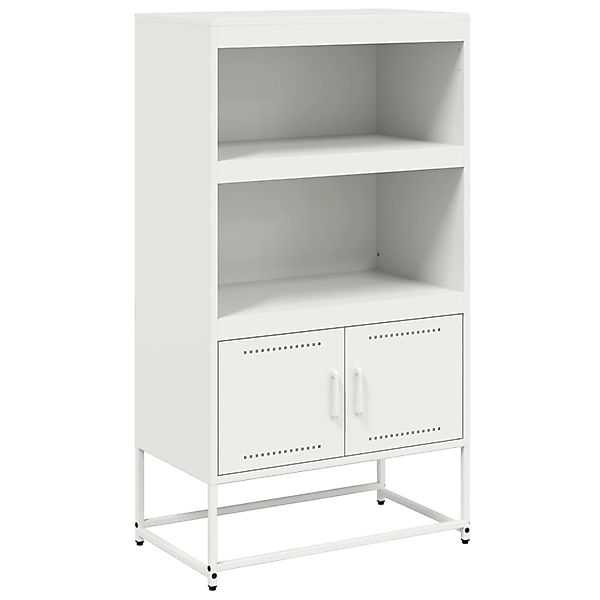 vidaXL Highboard Weiß 68,5x38,5x123,5 cm Stahl 846505 günstig online kaufen