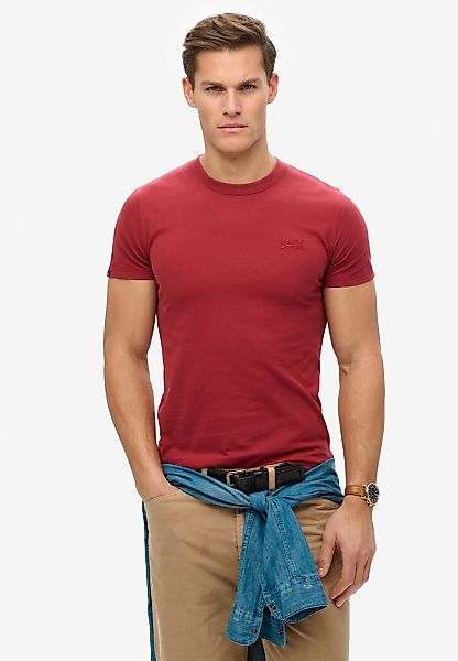 Superdry Rundhalsshirt "ESSENTIAL LOGO EMB TEE" günstig online kaufen