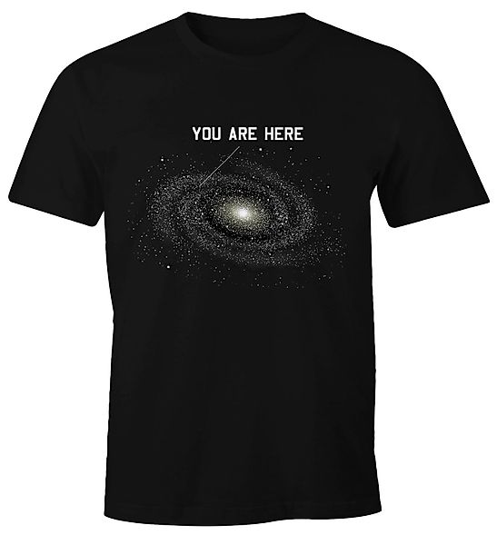 MoonWorks Print-Shirt Herren T-Shirt Galaxy Shirt günstig online kaufen